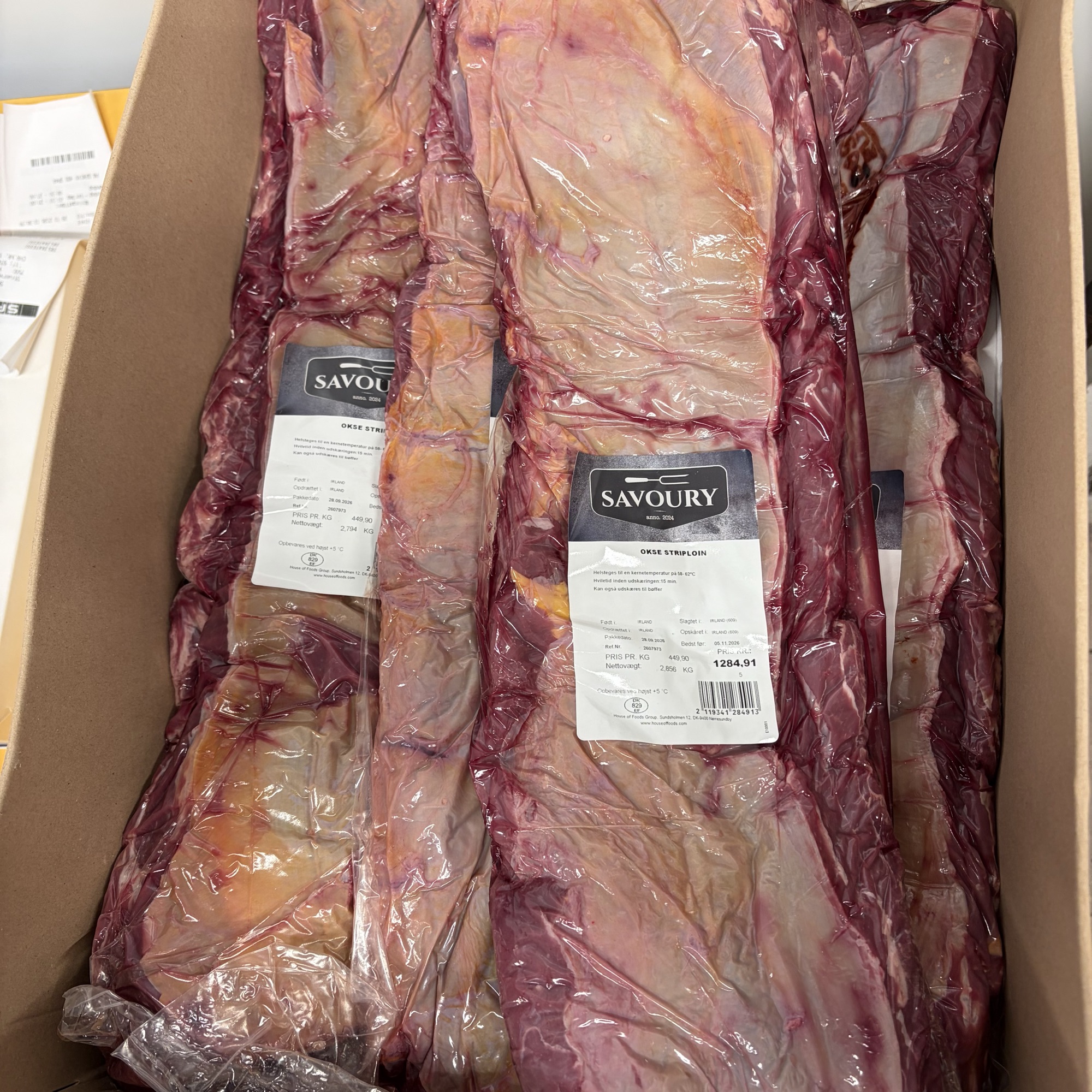 Okse striploin